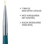 Momo Professional Kalıcı Oje Fırçası Kıl Ucu, 7 mm