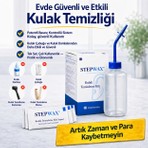 Stepwax Kolay Dış Kulak Yolu Temizleme Seti 8 Kullanımlık Etkili Çözüm Zararlı Bileşenler İçermez
