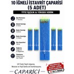 Çaparici 10 Iğneli Istavrit Çaparisi (5 Adet) 11 Numara Iğne 0.25 Beden 0.15 Köstek