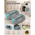 R 1 Adet Orjinal Ithal Ürün Ayakkabı Yıkama Çantası Torba File Özel Makarna Kumaş Makinede Deforme Önleyici Boya Vermez