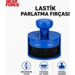 Robeve Bear Force Lastik Parlatma Fırçası Ergonomik Saplı Lastik Parlatıcı Uygulama Fırçası Oto Detailing Lastik Bakım Fırçası Yoğun Kıllı Lastik Aplikatörü