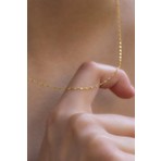 Bayar Gold 14 Ayar Altın İnce Aynalı Kolye 1 mm