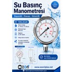 No Name Manometre 0-16 Basınç Ölçer - Basınç Göstergesi