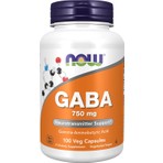 Now Foods , Ga.ba, 750 Mg, 100 Bitkisel Kapsül