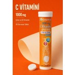 Orbi Vital OrbiVital C Vitamini 1000 mg + Çinko + D3 Vitamini Efervesan Tablet 20'li