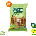 Humm Organik Kavuzlu Buğday Unlu ve Ekşi Mayalı Çubuk Kraker - 6 Adet