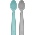 Oioi Mama Kaşığı Nam Nam 2'li - Aqua Green / Powder Grey