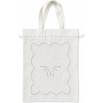 Denef Home Kelebek - Çok Amaçlı Çanta Delik Işi Krem - 30X35 cm 1 Adet