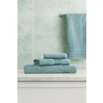  3 Parça Ekonomik Banyo Havlu Seti% 100 Pamuklu Basic (Mint)