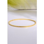 Innuendo Jewelry Innuendo 925 Ayar Gümüş Başak Motifli Bilezik 22 Ayar Altın Kaplama Kadın Aksesuar