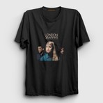 Presmono Siyah Truth Müzik London Grammar T-Shirt