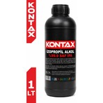 KONTAX Saf İPA %99,9 İzopropil Alkol 1 LT Hızlı Kuruma Özelliği ile Güçlü Temizlik Sağlar