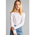 DeFacto Regular Fit Bisiklet Yaka Basic Uzun Kollu Tişört Kız Çocuk G0860A826AU