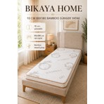 Bikaya Home Bambu Sünger Yatak 80X180 cm | Tek Kişilik | Katlanabilir | Rahat ve Pratik