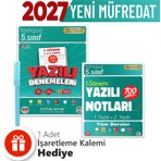 Tonguç Akademi 5. Sınıf 1. Dönem 1 ve 2. Yazılı Notları -Yazılı Denemeleri + Hediyeli