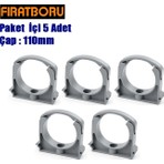 Fırat Pvc Atık Su Kelepçe 110MM , Pvc Boru Kelepçesi, 5 Adet