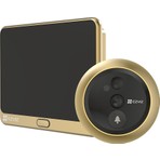 Ezviz DP2C 2MP 1080P Kablosuz Akıllı Görüntülü Kapı Dürbünü, Entegre Ekran ve Kapı Zili, Bataryalı, PIR Hareket Algılama Gold (Ezviz Türkiye Garantili)