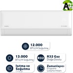 Kumtel Hinoki KMSAC-12 12.000 Btu A++ Inverter Duvar Tipi Split Klima (Montaj Dahil)