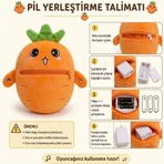 Stitch Tene,vucuda ve Kola Dokununca Melodi Çalan Muz Peluş Oyuncak – Müzikli Eğlenceli