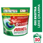 Ariel Hepsi1Arada PODS® Oxi Extra Leke Çıkarma Kapsül Çamaşır Deterjanı Beyazlar ve Renkliler 30 Yıkama