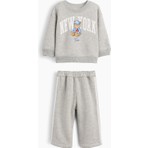Gap Bebek Gri Baby Vintagesoft Brannan Bear Sweat Set