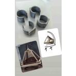 Salıncak Ayağı Pabucu–5,5cm Çap, Zemin Koruyucu Plastik,kaymaz&dayanıklı (4’lü Set)Örümcek Salıncak