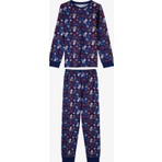 Penti Erkek Çocuk Lacivert Style Repeat Pamuklu Uzun Kollu Pijama Takımı