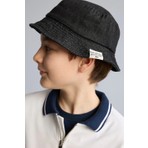 DeFacto %100 Pamuk Jean Bucket Şapka Erkek Çocuk B7890A826SM