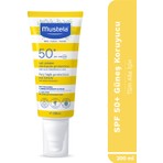 Mustela SPF 50+ Yüksek Koruma Yüz Vücut Güneş Koruyucu Suya Dayanıklı Tüm Ciltler Bebek Çocuk Yetişkin 200ml