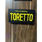 Belirtilmemiş Toretto Yazılı Plaka 20X13CM