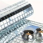 TeknoKapsül Buffer® Kare Silver Cam Mozaik Fayans Çıkartmaları El Işi Kare Cam Fayans Kendinden Yapışkanlı Aynalı Dekor Panel 30X30 cm
