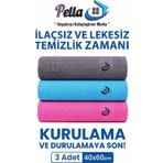 Active Çamaşır Suyu ile Kullanılabilen Tek Mikrofiber 3'lü Temizlik Bezi (40X60) Büyük Boy