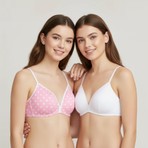 Bonbon Kadın Pamuklu Balensiz Dolgusuz 2'li Paket İlk Sütyenim BB2801