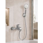 Flextail Krom Banyo Bataryası Duş Seti Mafsallı El Duşu Sıcak Soğuk Mix Musluk ve Duş Başlığı Set