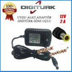 Bluesery Digitürk ve D-Smart 12V 2A Igne Uçlu Orjinal Adaptör 9503/9505