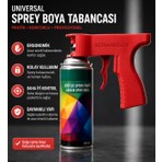 Kervandekor Universal Sprey Tetik Tabancası – Boya, Vernik ve Spreyler Için Püskürtme Aparatı