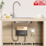 Sıcak Musluk Shofbi Akıllı Lavabo Şofbeni Sh-4g Altın