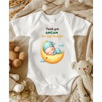 Lupi Amca Yazılı Bebek Zıbın % 100 Pamuk 283