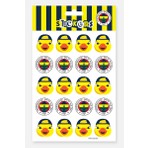 Fenerbahçe Sticker Seti Arma & Yellow Canary - Lisanslı Orijinal