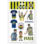 Fenerbahçe Sticker Seti Asensio - Lisanslı Orijinal