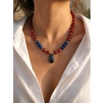 Sinem Şanlı Atelier Asya Lapis Lazuli Taşlı Kolye
