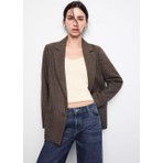 MANGO Teen Yün karışımlı balıksırtı blazer ceket