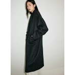 Mango El yapımı oversize yün palto