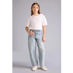 DeFacto Baggy Fit Ekstra Konforlu ve Dökümlü Jean Pantolon Kız Çocuk G4650A826SM