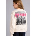 DeFacto Baskılı Sweatshirt Kız Çocuk E6760A826SP
