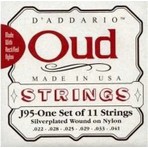 D'addario J95S Ud Tel Seti (11 Telli Takım), Silverplated Wound