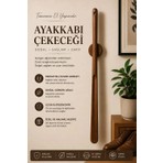 Mıknatıslı Ahşap Ayakkabı Çekeceği, 70 Cm, Gürgen Ağacından