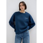 Mavi Mavi Logo Baskılı Lacivert Sweatshirt 1611656-82454