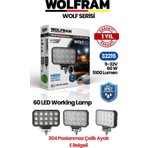Wolfram 32215 Çalışma Lamba Wolfram Dikdörtgen Large 9-32V