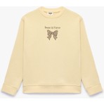 Koton Uzun Kollu Fiyonk Baskılı Üç Iplik Şardonlu Bisiklet Yaka Sweatshirt